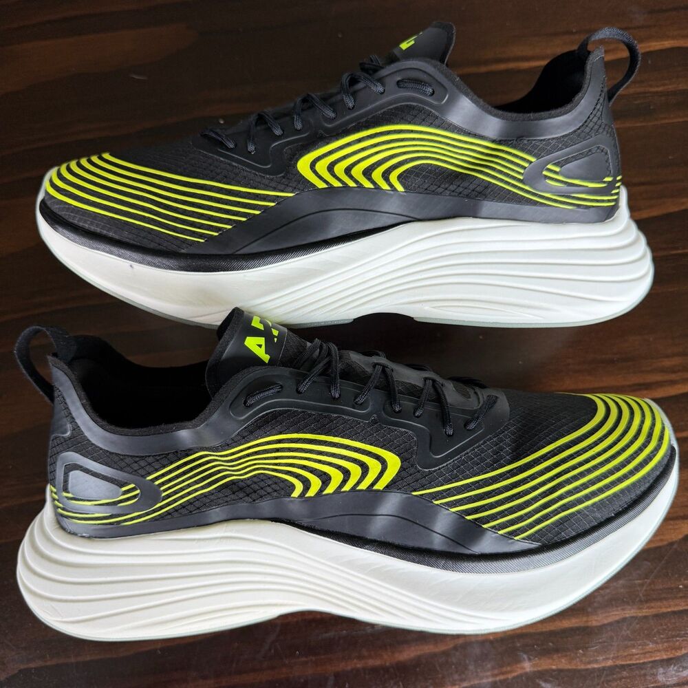 APL Men's Streamline Running Shoes Black Energy White Athletic Men's Size 11